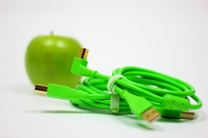 DjTechTools Chroma Cable USB 90 grade (green) [3]