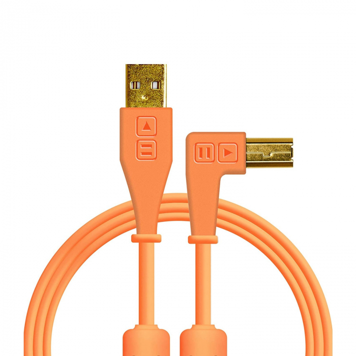 DjTechTools Chroma Cable USB 90 grade (orange) [2]