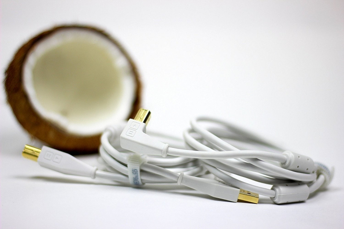DjTechTools Chroma Cable USB 90 grade (white) [3]