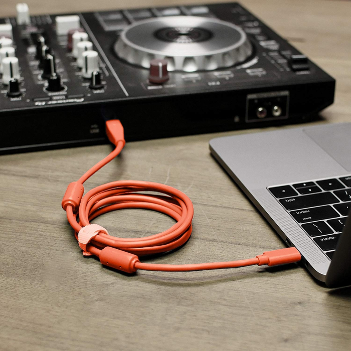 DjTechTools Chroma Cable USB C (neon orange) [2]
