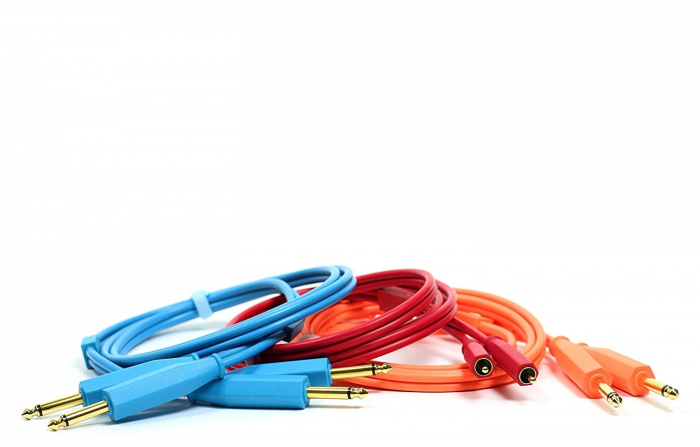 DjTechTools Chroma Cables Audio Jack 6.5 to Jack 6.5 Stereo (neon orange) [4]