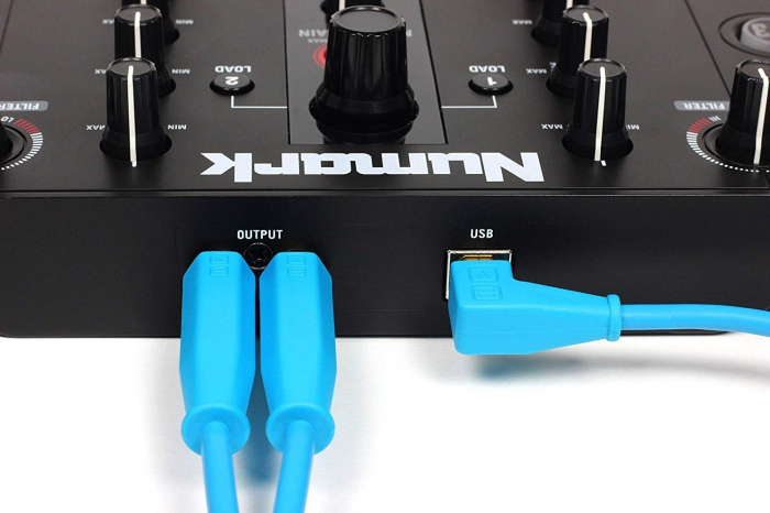 DjTechTools Chroma Cables Audio RCA to Jack 6.5 Stereo (blue) [3]