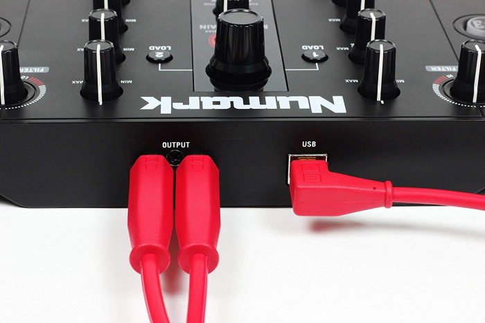 DjTechTools Chroma Cables Audio RCA to Jack 6.5 Stereo (red) [3]