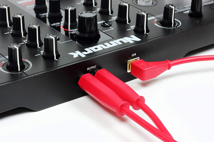 DjTechTools Chroma Cables Audio RCA to Jack 6.5 Stereo (red) [4]