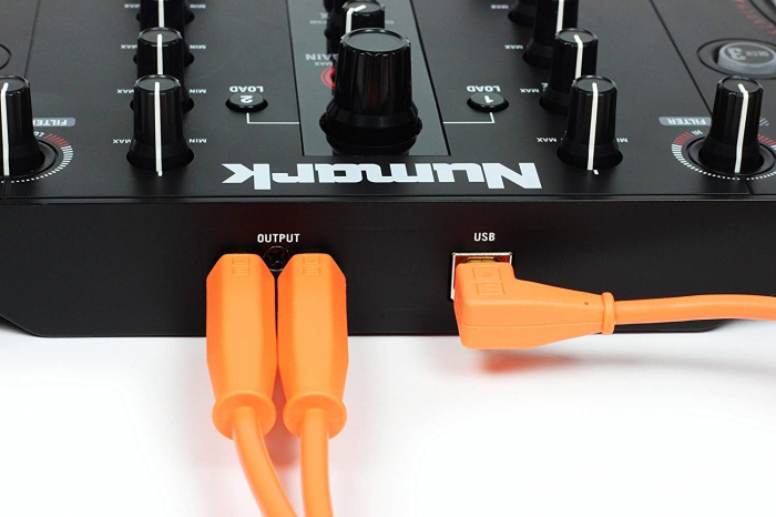 DjTechTools Chroma Cables Audio RCA to RCA Stereo (neon orange) [2]