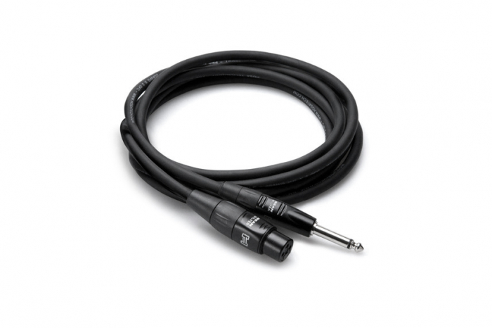 Hosa HMIC 010hz - Cablu Jack 6.35mm Tata mono la XLR Mama - 3m [2]