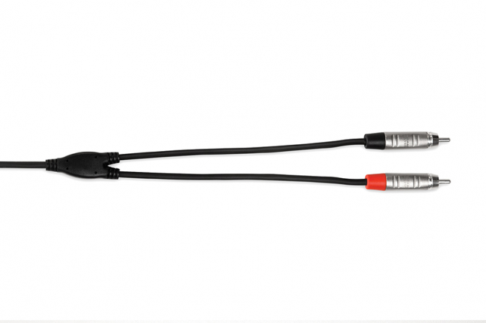 Hosa HMR 006Y - Cablu Jack 3.5mm Tata Stereo la 2 x RCA Tata - 1.8m [3]