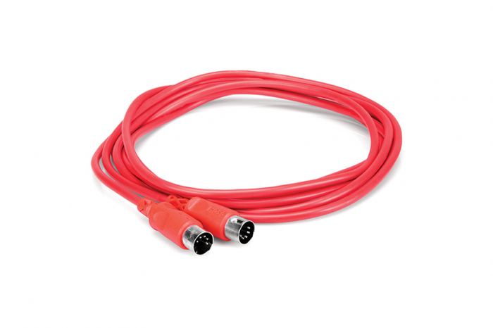 Hosa MID 303 Red - Cablu MIDI Din 5 pini - 0.9m [2]