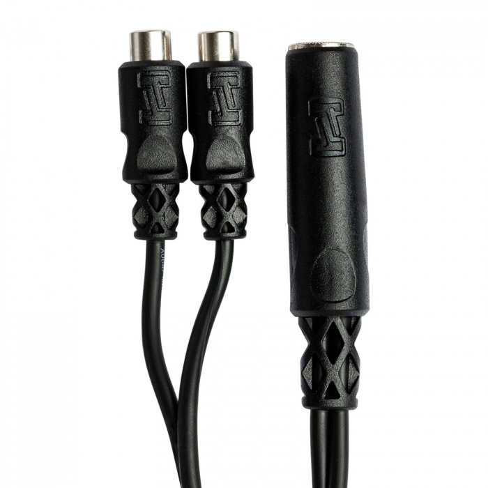 Hosa YRA 115 - Splitter Audio - Jack 6.35mm Mama Mono la 2 x RCA Tata [4]