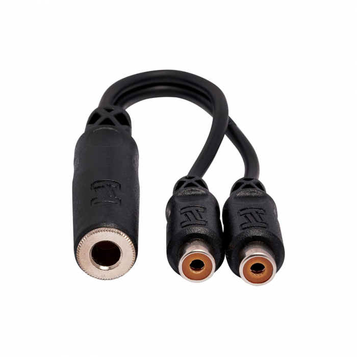 Hosa YRA 115 - Splitter Audio - Jack 6.35mm Mama Mono la 2 x RCA Tata [2]