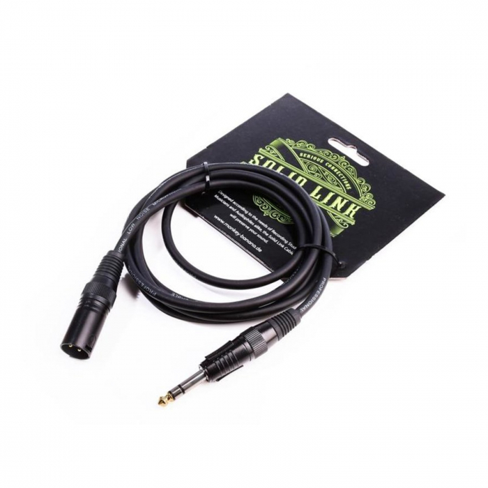Monkey Banana Solid Link Cable - Cablu Jack 6.35mm Tata Stereo la XLR Tata - 1m [5]