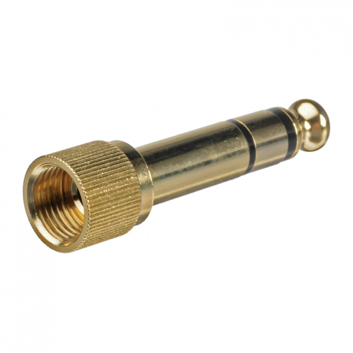 Sennheiser - Adaptor Casti Jack 6.35mm Tata Stereo la Jack 3.5mm Mama Stereo cu Filet [3]