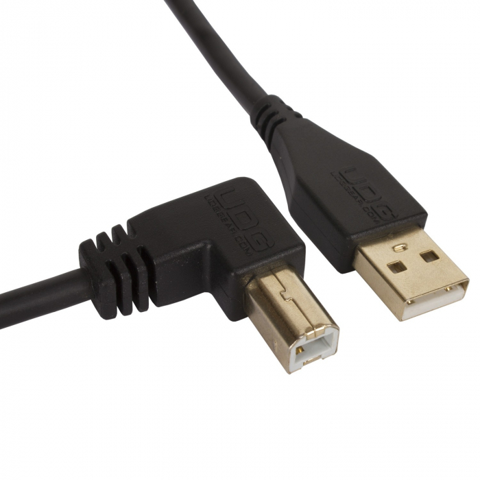 UDG Ultimate 1m Cable USB 2.0 Black Angled [2]