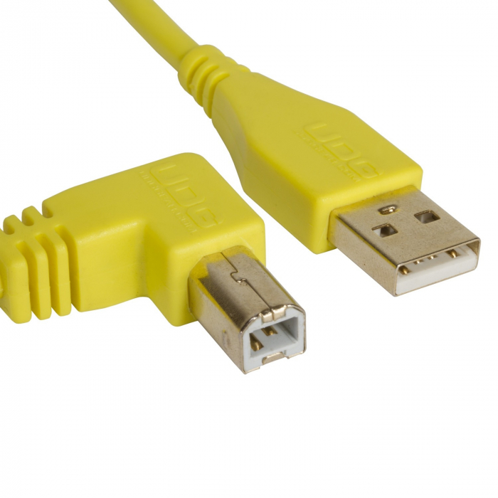 UDG Ultimate 2m Cable USB 2.0 Yellow Angled [2]