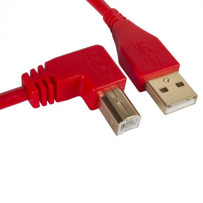 UDG Ultimate 3m Cable USB 2.0 Red Angled [2]