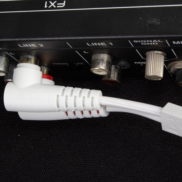 UDG Ultimate Set RCA Straight - RCA Angled 3m - White [4]