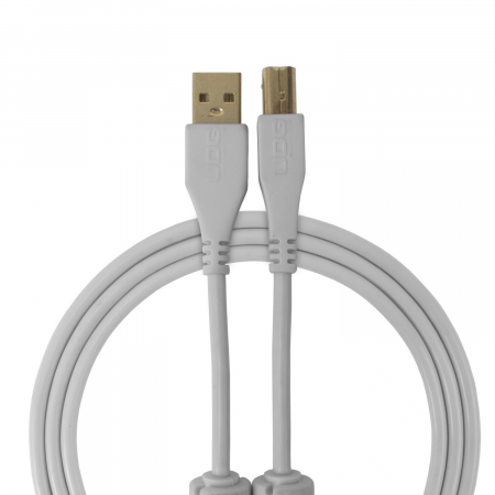 Cabluri de Date - UDG Ultimate 1m Cable USB 2.0 White Straight