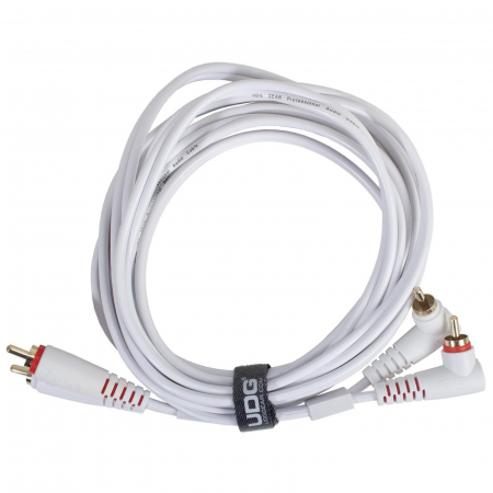 Audio Analog - UDG Ultimate Set RCA Straight - RCA Angled 3m - White