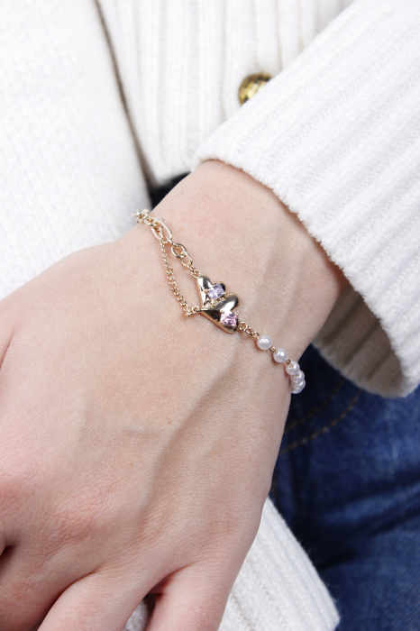 Brațară-Rosaline - bijuterii elegante placate cu aur, transport gratuit [4]