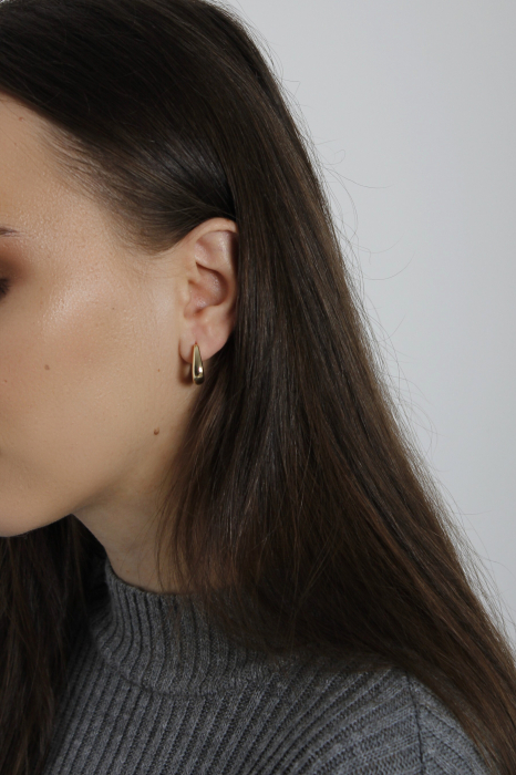 Cercei Bliss - bijuterii elegante placate cu aur, transport gratuit [2]