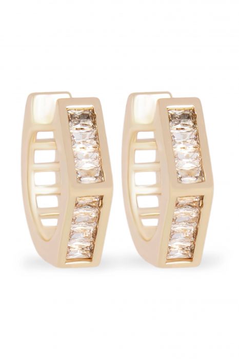 Cercei Diadem - bijuterii elegante placate cu aur, transport gratuit [1]