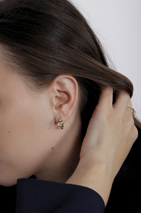 Cercei Sweetheart - bijuterii elegante placate cu aur, transport gratuit [3]