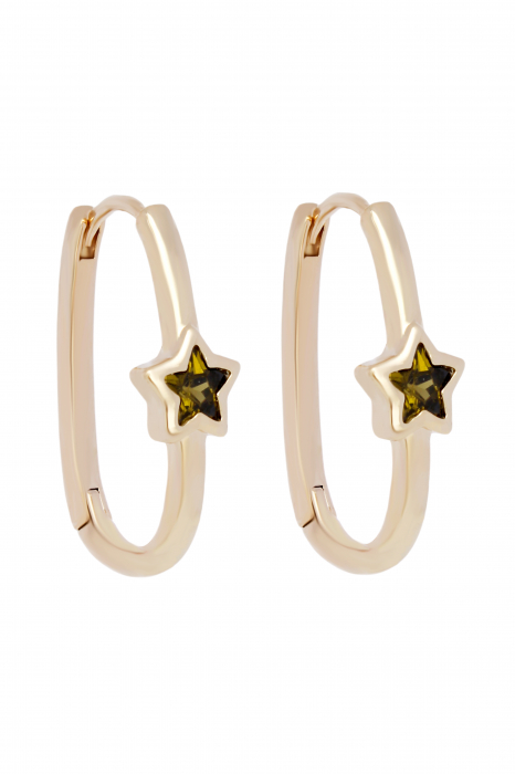 Cercei Estella - bijuterii elegante placate cu aur, transport gratuit [1]