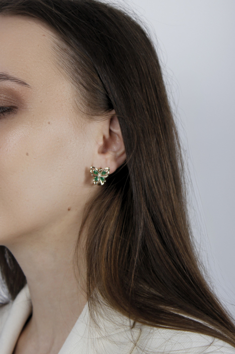 Cercei Harmony - bijuterii elegante placate cu aur, transport gratuit [2]