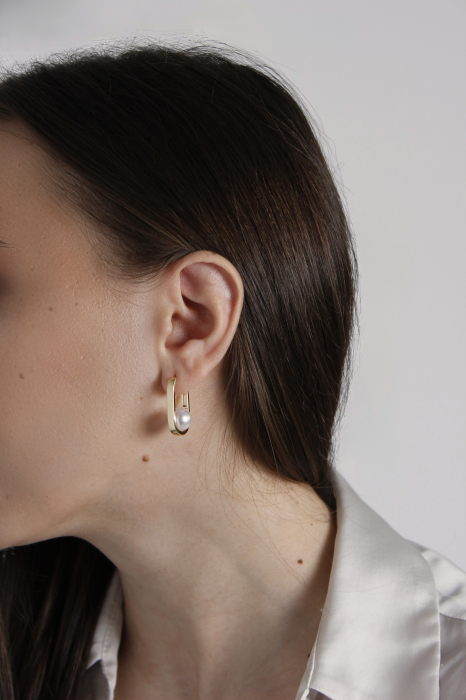 Cercei Grace - bijuterii elegante placate cu aur, transport gratuit [2]