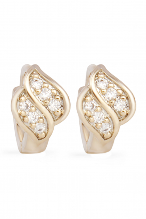 Cercei Elite - bijuterii elegante placate cu aur, transport gratuit [2]