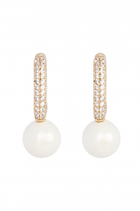 Cercei Lucy - bijuterii elegante placate cu aur, transport gratuit [2]