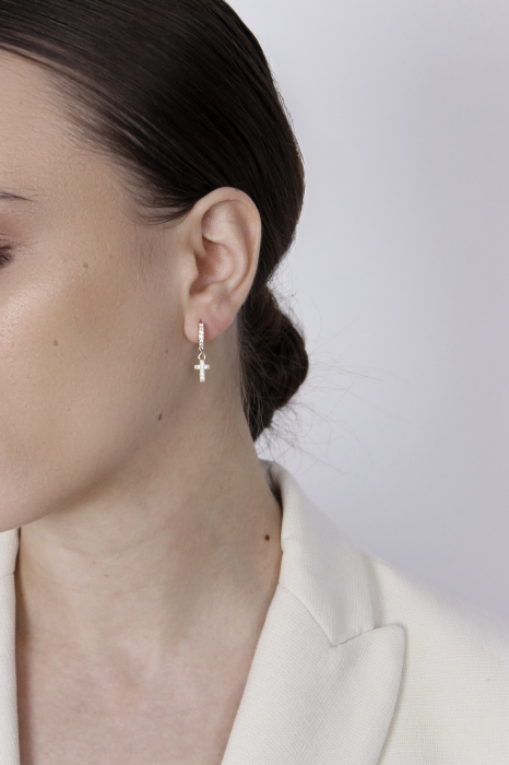 Cercei Holy - bijuterii elegante placate cu aur, transport gratuit [3]