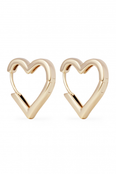 Cercei Simplicity - bijuterii elegante placate cu aur, transport gratuit [1]