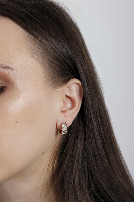 Cercei Brilliance - bijuterii elegante placate cu aur, transport gratuit [3]