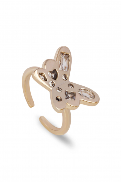 Inel Butterfly Effect - bijuterii elegante placate cu aur, transport gratuit [1]