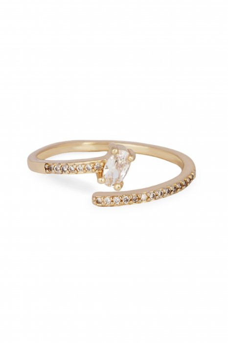 Inel Eternal Spark - bijuterii elegante placate cu aur, transport gratuit [2]