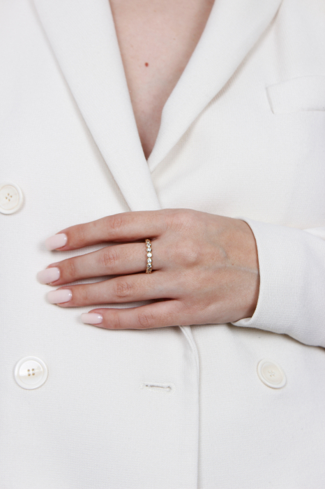 Inel Felicity - bijuterii elegante placate cu aur, transport gratuit [5]