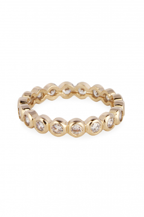 Inel Felicity - bijuterii elegante placate cu aur, transport gratuit [2]