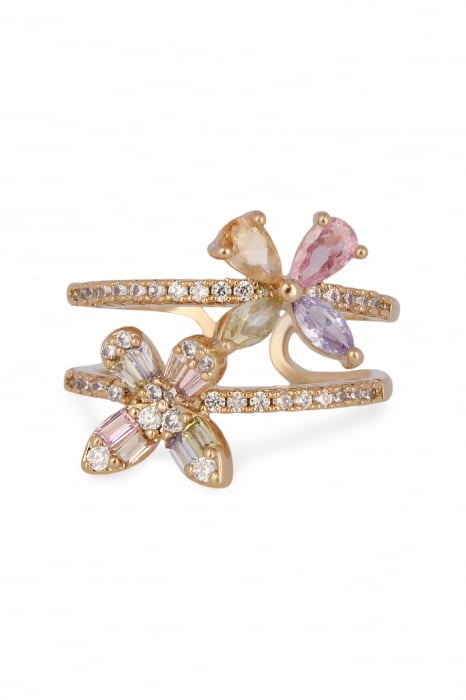 Inel Daisy - bijuterii elegante placate cu aur, transport gratuit [3]