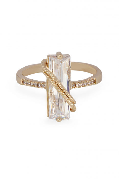 Inel Mystere - bijuterii elegante placate cu aur, transport gratuit [2]