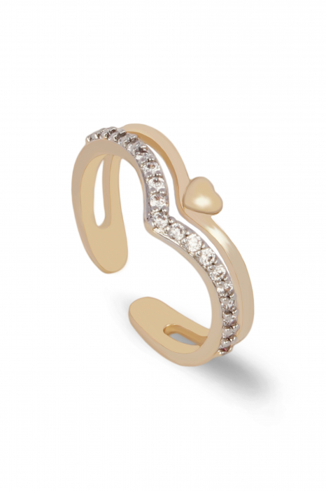 Inel Essence - bijuterii elegante placate cu aur, transport gratuit [1]