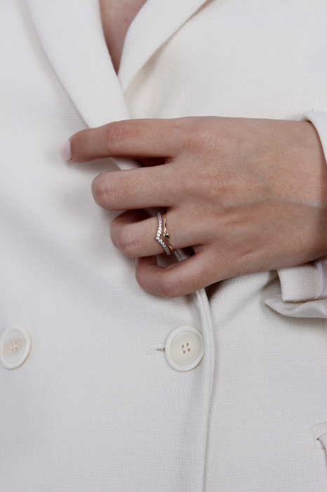 Inel Essence - bijuterii elegante placate cu aur, transport gratuit [6]