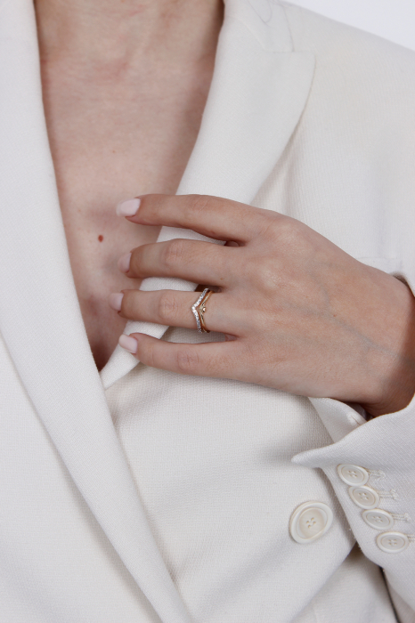 Inel Essence - bijuterii elegante placate cu aur, transport gratuit [5]