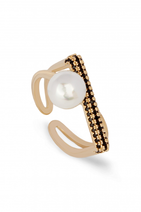 Inel Nocturne - bijuterii elegante placate cu aur, transport gratuit [1]