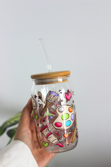 Pahar din sticlă Painter’s Paradise [3]