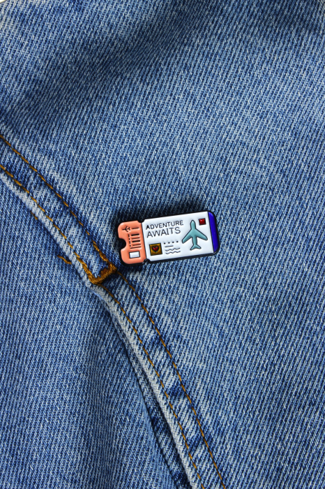 Pin Metalic Adventure Awaits [2]