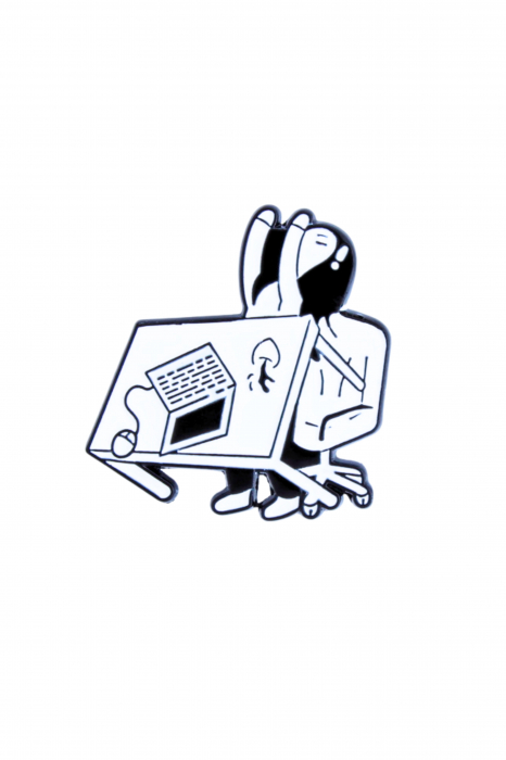 Pin Metalic Office Mood [1]