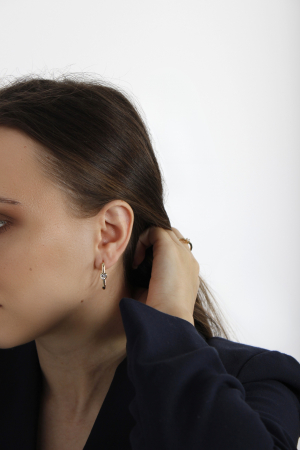 Cercei Selene - bijuterii elegante placate cu aur, transport gratuit [3]