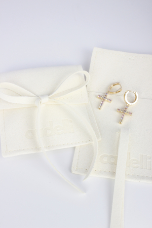 Cercei Anthea- bijuterii elegante placate cu aur, transport gratuit [3]