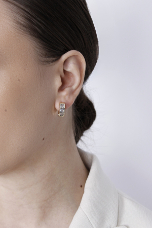 Cercei Olympia - bijuterii elegante placate cu aur, transport gratuit [1]